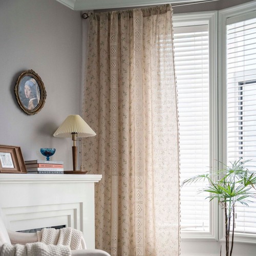 Tenda vintage floreale cotone