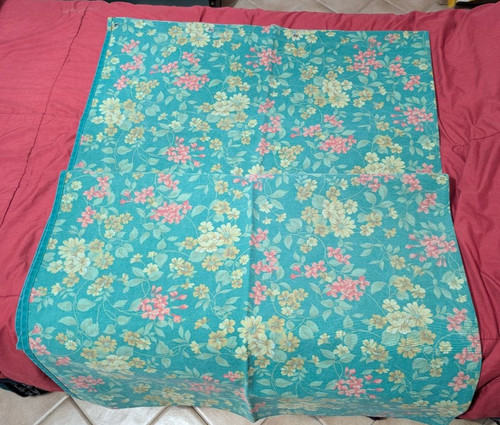Tenda cotone stampato fiori - tenda,