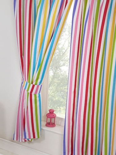 Tende righe multicolore - tende, con