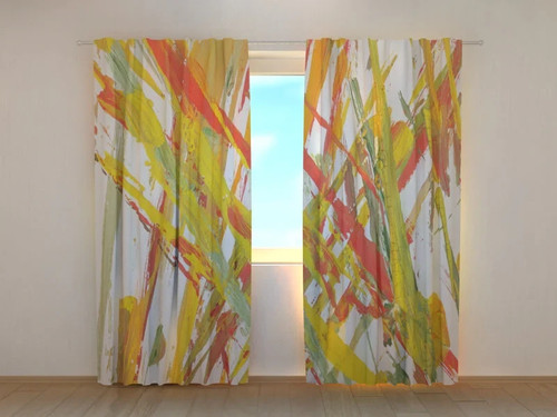 Tende pittura astratta - tende,
