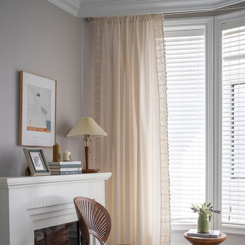 Tenda boho cotone lino - tenda,