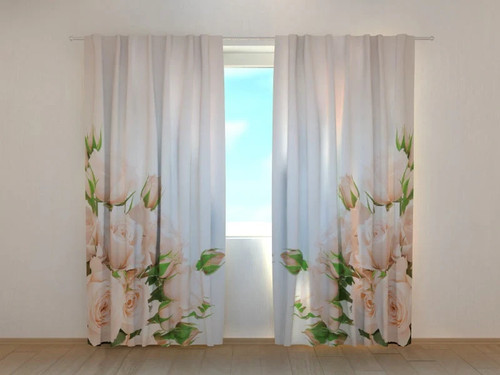 Tende rose color crema - rose,